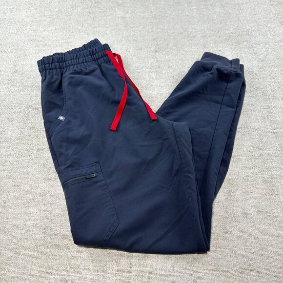FIGS Women's SZ Small Zamora Jogger Scrub Pants Navy Blue - Picture 1 of 11
